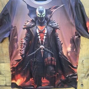 Graphic T-Shirt with Spawn Design